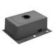 Комплект кухонної мийки Kroner KRP Schwarze 58х43HM PVD ST08 Grafite SL44648 фото 9