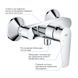 Набір змішувачів 3 в 1 для ванної кімнати Grohe QuickFix StartEdge S-Size UA202502SE CV030627 фото 10