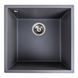 Гранитная мойка для кухни Platinum 4040 RUBA матовый серый муссон 41647 фото 1