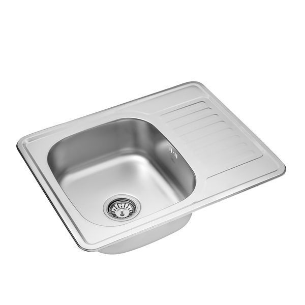 Кухонна мийка Kroner KRP Satin - 6350 (0.8 мм) CV022779 фото
