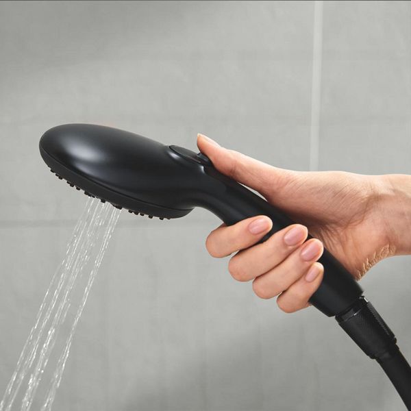 Набір змішувачів 3 в 1 для ванної кімнати Grohe QuickFix Start Black UA303305RM CV034632 фото