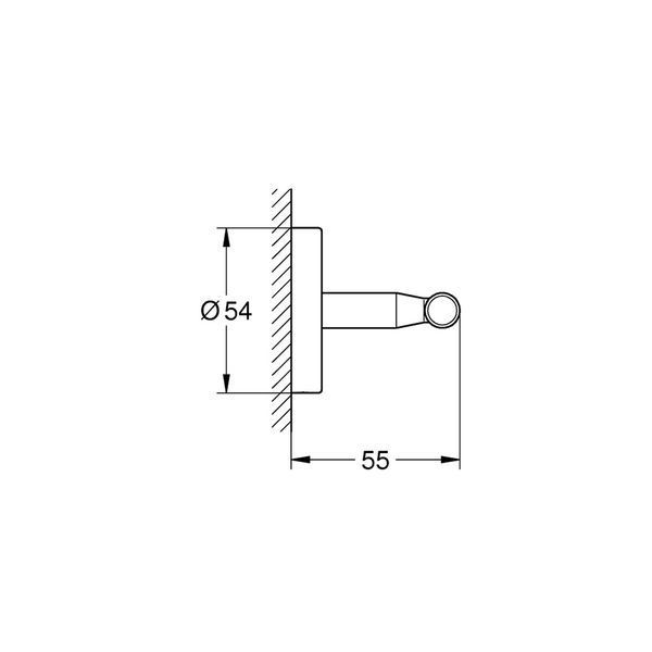 Гачок для ванної кімнати Grohe QuickFix Start Cosmopolitan 41168000 CV031778 фото