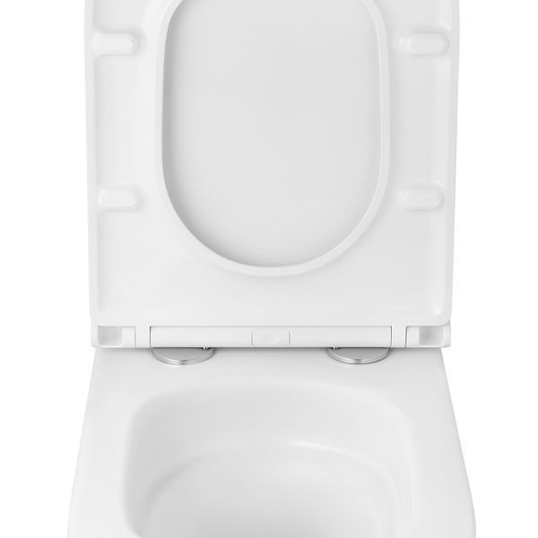 Комплект 4 в 1: Инсталляция Grohe Rapid SL 3 в 1 38772001 + Унитаз подвесной безобедочный Kroner Eifel WHI493436 TORNADO с сиденьем (38772001KE493436T) CV035171 фото