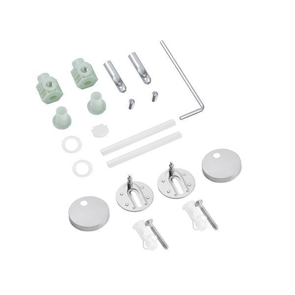 Комплект 4 в 1: Инсталляция Grohe Rapid SL 3 в 1 38772001 + Унитаз подвесной безобедочный Kroner Eifel WHI493436 TORNADO с сиденьем (38772001KE493436T) CV035171 фото