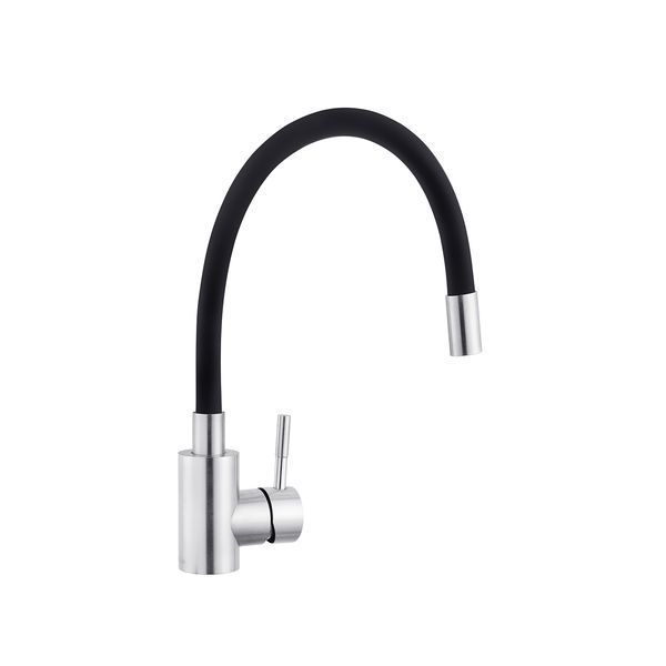 Смеситель для кухни с гибким изливом Kroner KRP Edelstahl Klassisch - ESG035BLK CV024353 фото
