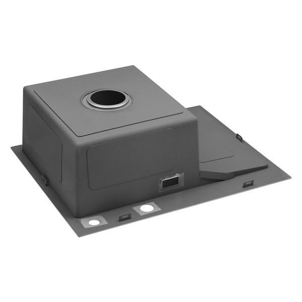 Комплект кухонної мийки Kroner KRP Geb&uuml;rstet 63х50LHM BLK04 nichel SL54261 фото