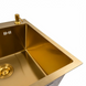 Комплект кухонної мийки Platinum Handmade 50*50 PVD Gold NES-JL7 pl23218 фото 4