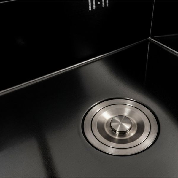 Кухонная мойка CM 50*50 скрытая PVD черная Platinum Handmade 44558 фото