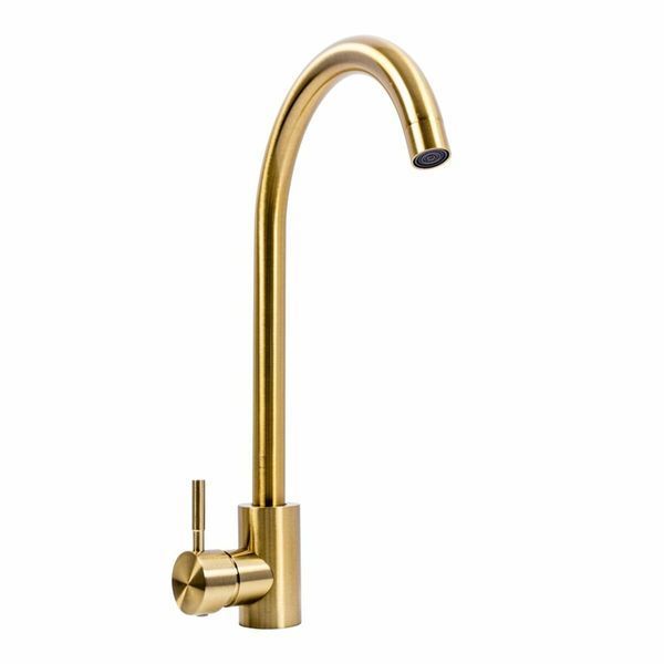 Комплект кухонної мийки Platinum Handmade 60*50 PVD Gold pl23548 фото