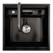 Кухонная мойка CM 50*50 скрытая PVD черная Platinum Handmade 44558 фото 3