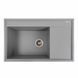 Гранитная мойка для кухни Platinum 7950 AZURIT матовый Серый металлик 41071 фото 1