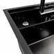 Кухонная мойка CM 50*50 скрытая PVD черная Platinum Handmade 44558 фото 5
