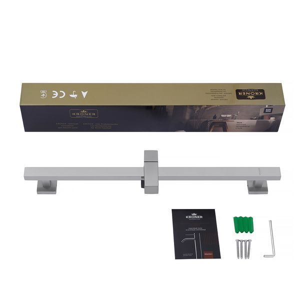 Штанга для душу Kroner KRP Edelstahl Kubus - ESG230 CV034875 фото