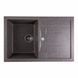 Гранитная мойка для кухни Platinum 7850 TROYA матовая Микс 3236 фото 1