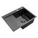 Комплект кухонної мийки Kroner KRP Schwarze 6350RHM PVD ST06 nero SL42155 фото 5