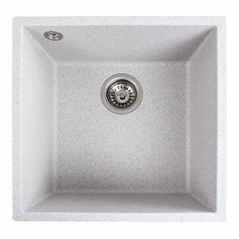 Гранитная мойка для кухни Platinum 4040 RUBA матовый топаз 41650 фото