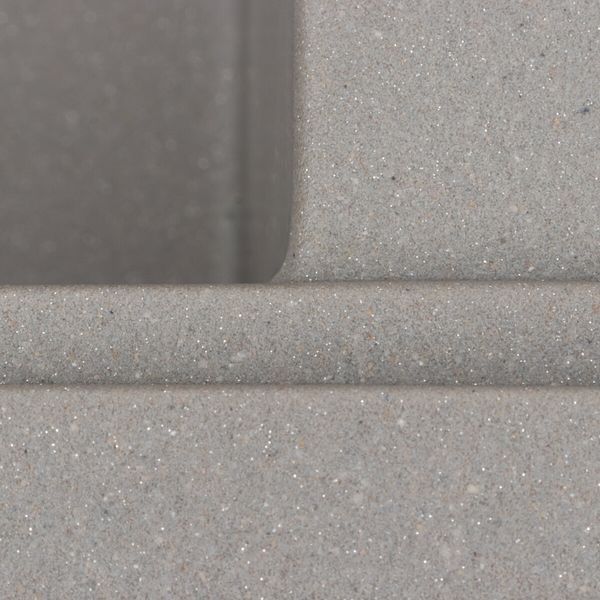 Гранітна мийка для кухні Platinum 7950 AZURIT матовий Сірий мусон 41072 фото