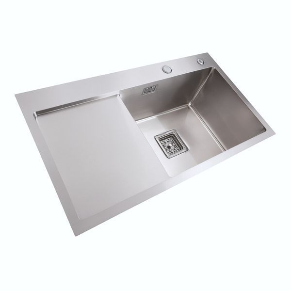Комплект кухонной мойки Platinum Handmade 780х430х220 R pl23582 фото