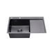 Комплект кухонної мийки KRP Schwarze - 7849LHM PVD ST042380 фото 4