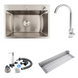 Комплект кухонної мийки Platinum Handmade HSBB 600x500x230 pl23811 фото 1