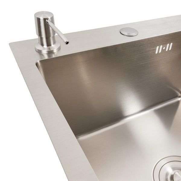 Комплект кухонної мийки Platinum Handmade CM 65*50 L pl23349 фото