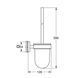Йоржик для унітаза настінний Grohe QuickFix Start Cube 409772430 CV033772 фото 2