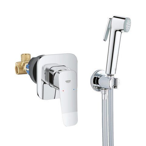 Набор для гигиенического душа скрытого монтажа со смесителем Grohe QuickFix Dice UA202408QF CV037347 фото