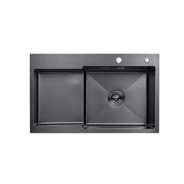 Комплект кухонной мойки KRP Schwarze PVD - 7848RHM ST51421 фото