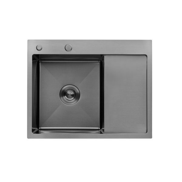 Комплект кухонної мийки KRP Schwarze - 6350LHM PVD ST4305 ST81761 фото