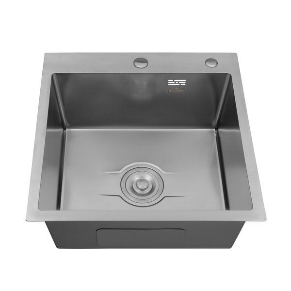 Кухонна мийка Kroner KRP Derby - 5050HM Brush (2,5/0,5 мм) CV027234 фото