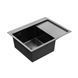 Комплект кухонної мийки KRP Schwarze - 6350LHM PVD ST4305 ST81761 фото 4