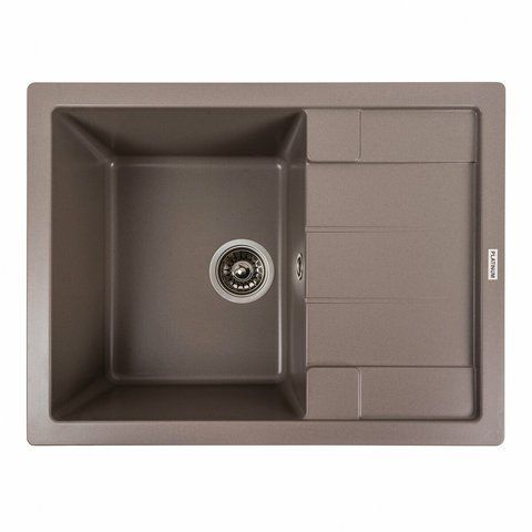 Гранитная мойка для кухни Platinum 6550 INTENSO матовая Дюна 41652 фото