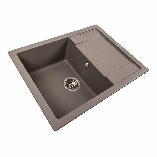 Гранитная мойка для кухни Platinum 6550 INTENSO матовая Дюна 41652 фото