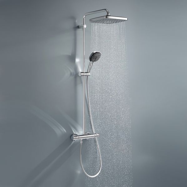 Душова система термостатична Grohe QuickFix Vitalio Comfort System 250 Cube 26696001 CV033235 фото