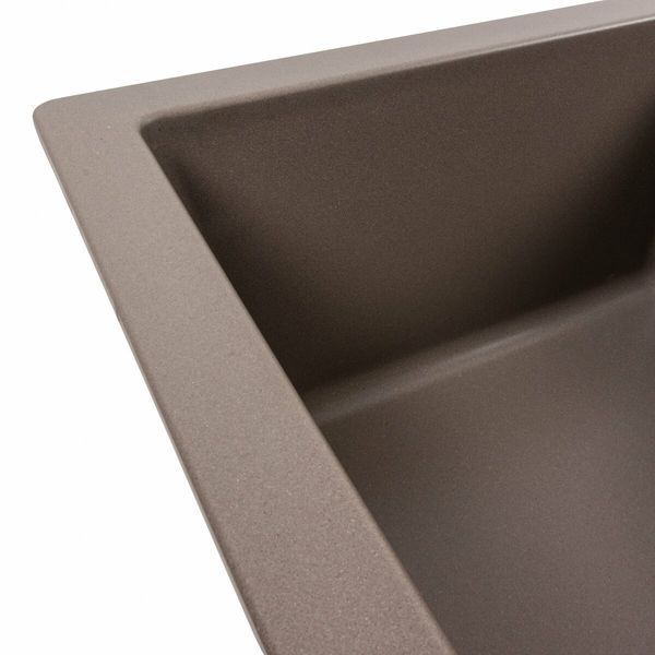 Гранитная мойка для кухни Platinum 6550 INTENSO матовая Дюна 41652 фото