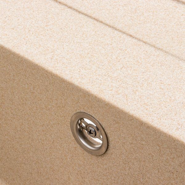 Гранітна мийка для кухні VALESO CASCADA 7050 матова Сафарі 49304 фото