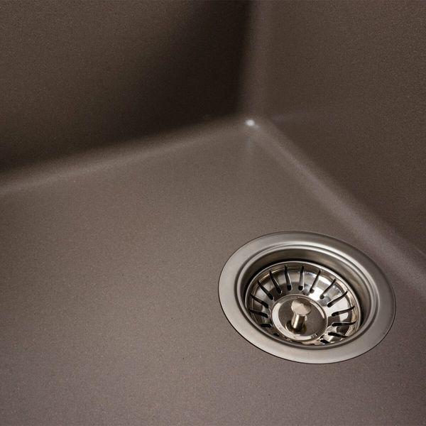Гранитная мойка для кухни Platinum 6550 INTENSO матовая Дюна 41652 фото