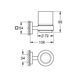 Склянка з тримачем для ванної кімнати Grohe QuickFix Start Cube 41097000 CV033406 фото 2