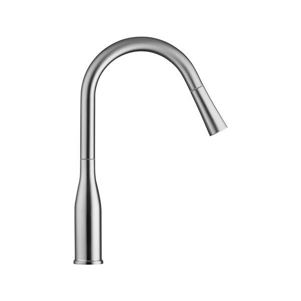 Смеситель для кухни с выдвижным изливом Pllen&oacute; Lazio ST02 spazzolato ST430002 фото