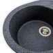 Гранитная мойка для кухни Platinum 5847 ONYX матовая (графит) 38967 фото 4