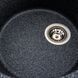 Гранитная мойка для кухни Platinum 5847 ONYX матовая (графит) 38967 фото 5