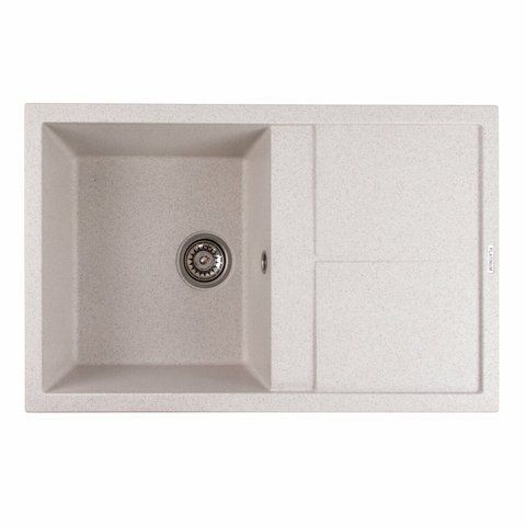 Гранітна мийка для кухні Platinum 7950 Selena матова Топаз 4026 фото