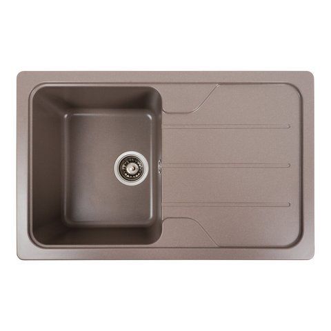Гранитная мойка для кухни Platinum 7850 VERONA матовая Дюна 41660 фото