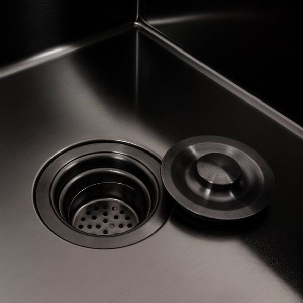 Комплект кухонной мойки Valeso 78х50 RHM PVD ST03 SL42166 фото