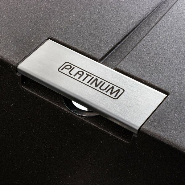 Гранитная мойка для кухни Platinum 6250 ZIRKONE матовая Темная скала 41597 фото