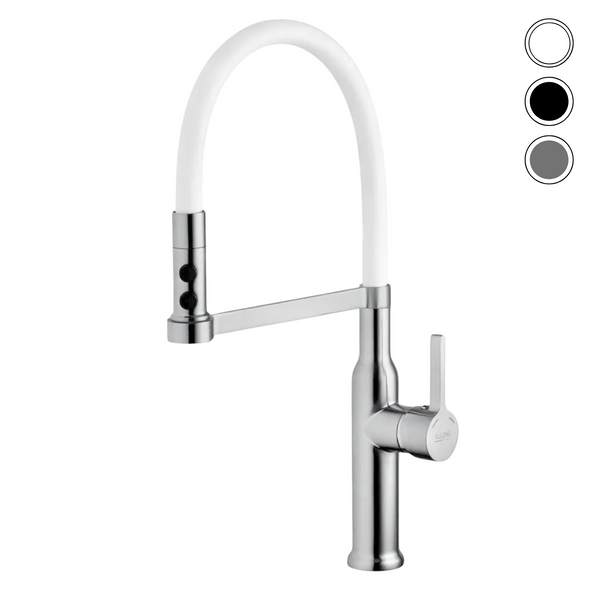 Комплект кухонної мийки Kroner KRP Geb&uuml;rstet 63х50HM ST16 WHI SL43417 фото