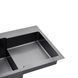 Комплект кухонной мойки KRP Schwarze - 7848LHM PVD ST4303 ST438652 фото 6