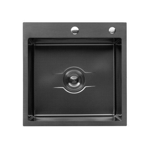 Кухонная мойка Kroner KRP Derby - 5050HM PVD (2,5/0,5 мм) CV027240 фото