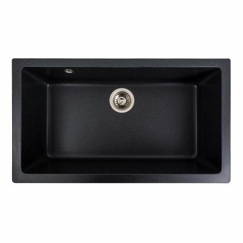 Гранитная мойка для кухни Platinum 7945 Paruana матовый Карбон 40651 фото