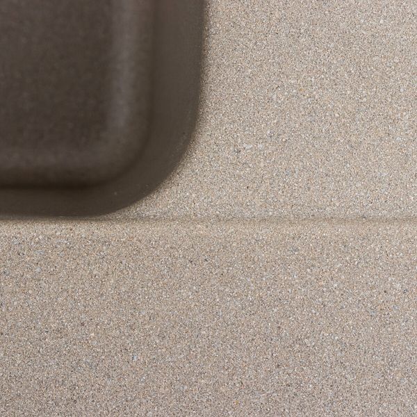 Гранитная мойка для кухни Platinum 6250 ZIRKONE матовый Титан 41598 фото